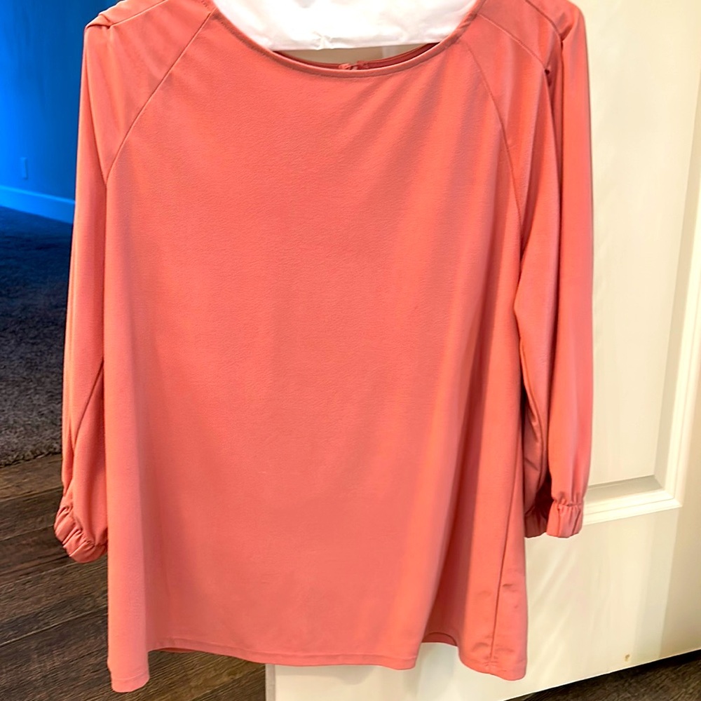 Halogen long sleeve dress top